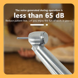 EXP 45 Degree Angle LED Self-illuminating Dental High Speed Handpiece 24 Hole Dental Equipment Product Dentist Tool Drill