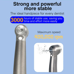 EXP Titanium Alloy Self-generator Dental LED Handpiece Standard and Torque Air Turbine Ceramic Bearing QD Coupler Dentist Tool