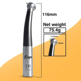 Exp Dental Fiber Optic Handpiece Torque Head Air Turbine Ceramic Bearing Dentist Tool Compatible with KaVo 2/4/6 Hole Connectors