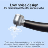 Exp Dental Fiber Optic Handpiece Torque Head Air Turbine Ceramic Bearing Dentist Tool Compatible with NSK 2/4 Hole Connectors