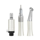 FX Dental Low Speed Handpiece External Push Button Single Water Spray Contra Angle 2/4 Holes Air Motor Dental Equipment Supplies