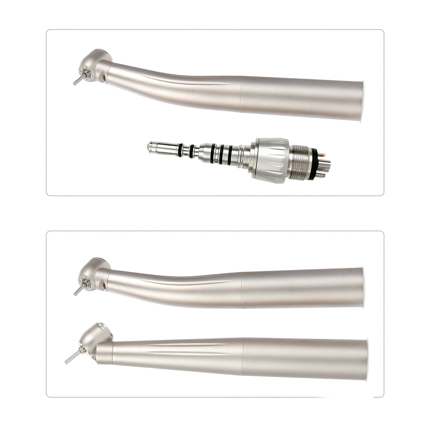 For KAVO Coupling Dental High Speed Optical Fiber Turbine rotation Pen Led Handpiece 45 Degree Standard Mini Torque Head