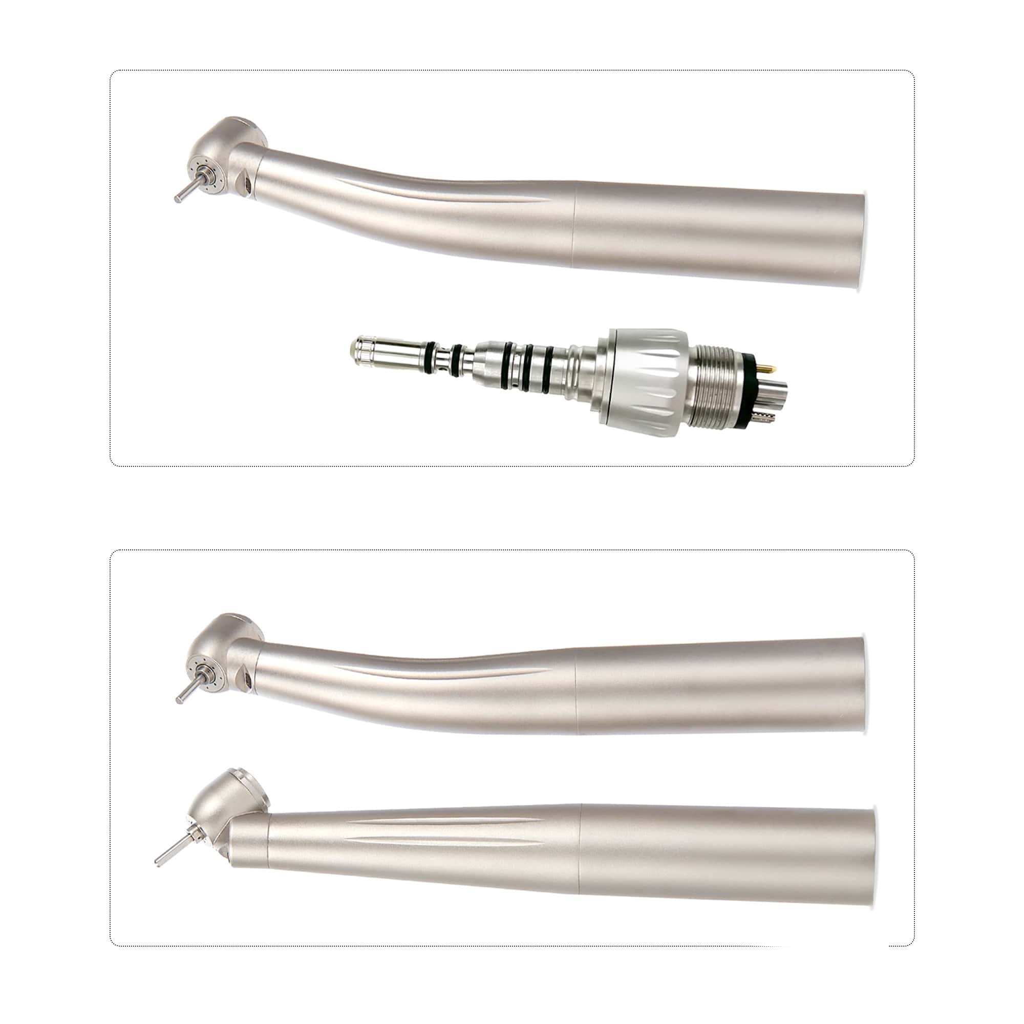 For KAVO Coupling Dental High Speed Optical Fiber Turbine rotation Pen Led Handpiece 45 Degree Standard Mini Torque Head