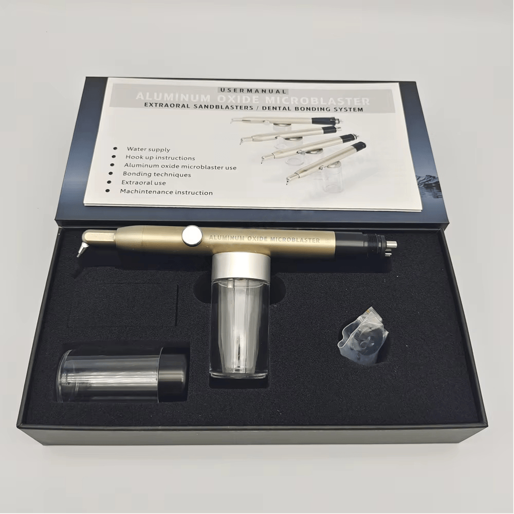 Dental Aluminum Oxide Micro Blaster Air Abrasion Polisher Sandblasting with Water Spray 2/4 Holes Kavo Compatible Dentistry Tool