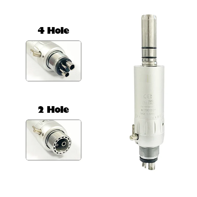 Dental Low Speed Handpiece Contra Angle Straight 2/4 Hole Air Motor Key Type