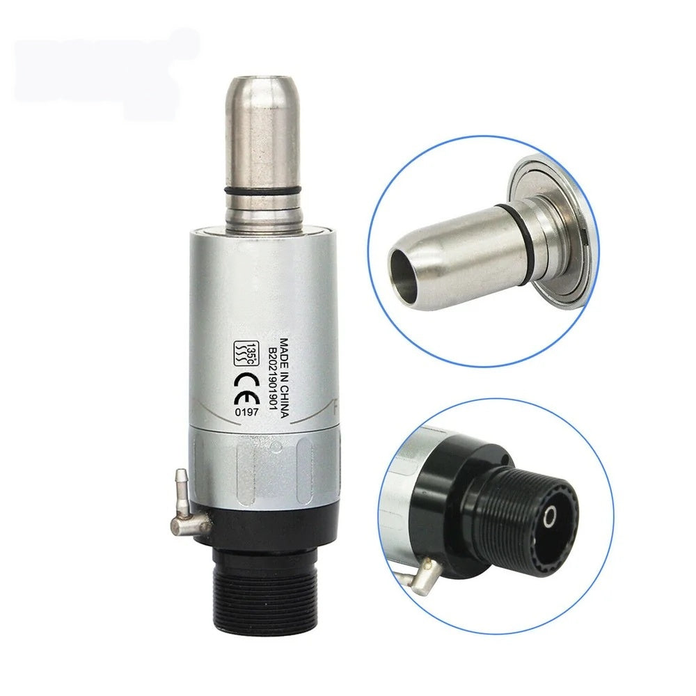 Dental Slow Low Speed Handpiece Straight Contra Angle Air Motor 4/2Holes