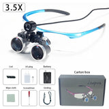 2.5x420mm Dental Loupes Dental Lab Medical Loupes Dental Magnifier Dentists Black