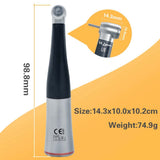 Dental 1:5 Fiber Otptic Handpiece Increasing Red Ring Contra Angle Internal Water Spray With LED For ISO E-type Motor Dentistry