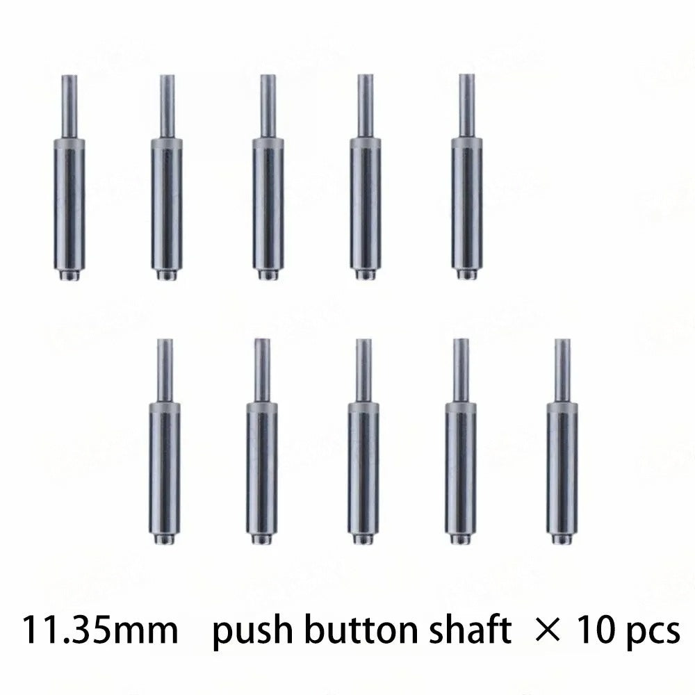 10pcs Dental Handpiece Push Button Shaft 9.7/10.75/11.35/11.8/12.6/13.5mm Spindle for Cartridge Rotor spare parts dentistry tool