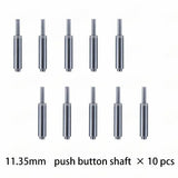 10pcs Dental Handpiece Push Button Shaft 9.7/10.75/11.35/11.8/12.6/13.5mm Spindle for Cartridge Rotor spare parts dentistry tool