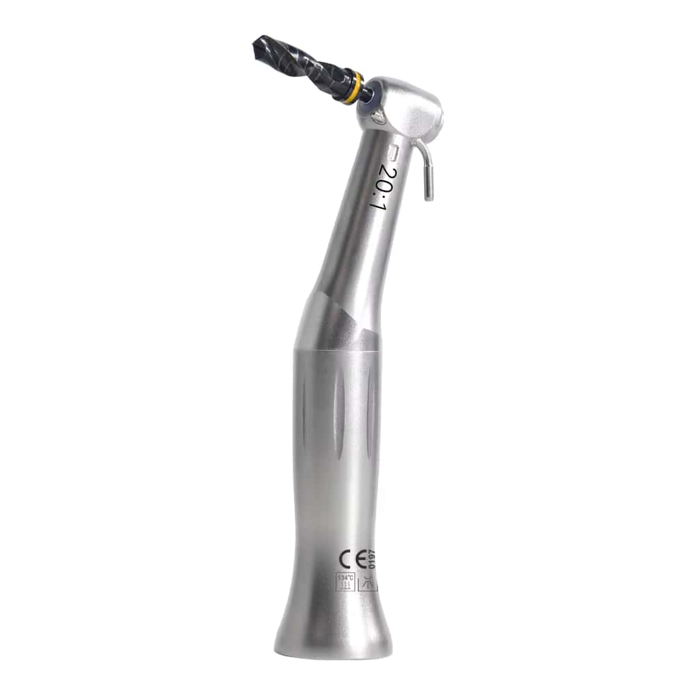 20:1 Contra Angle Low-Speed 20:1 Gear Ratio Handpiece Dental Implant Tool Can Be Sterilized at High Temperatures