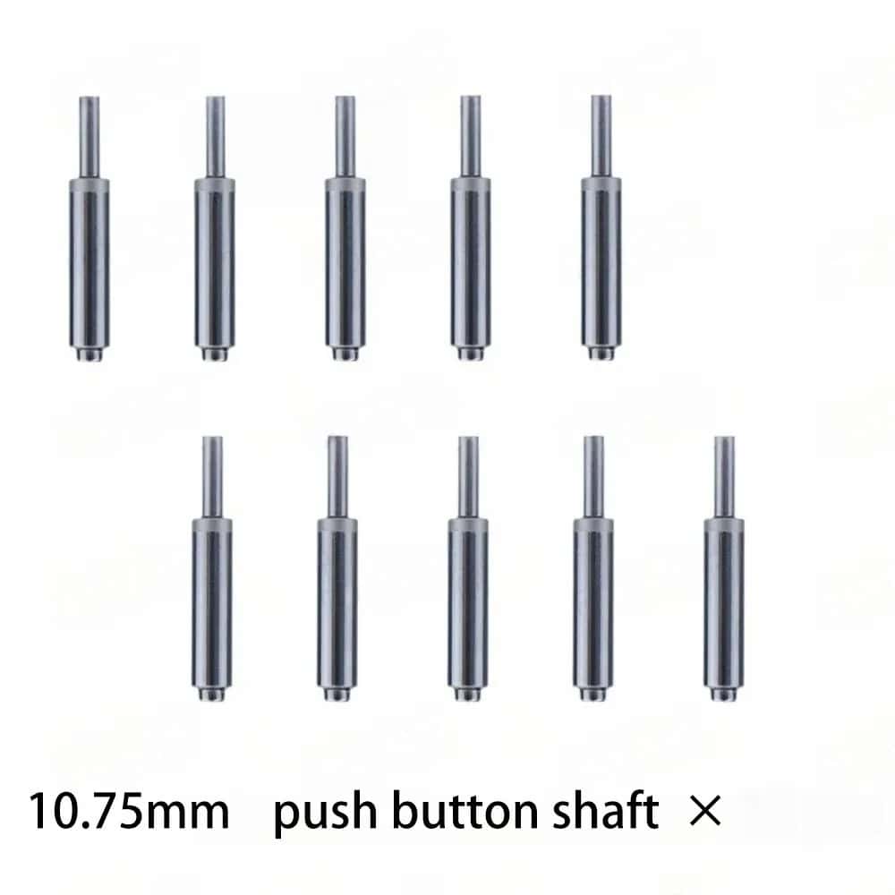 10pcs Dental Handpiece Push Button Shaft 9.7/10.75/11.35/11.8/12.6/13.5mm Spindle for Cartridge Rotor spare parts dentistry tool