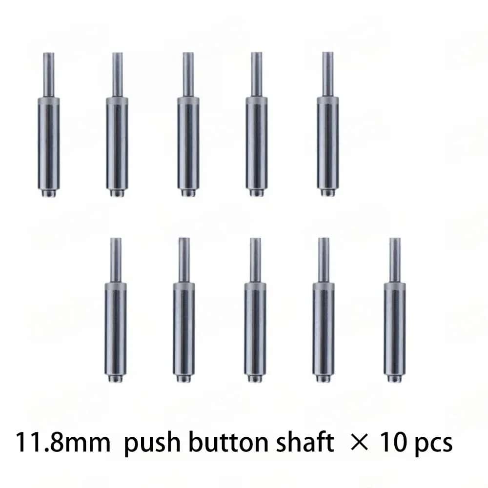 10pcs Dental Handpiece Push Button Shaft 9.7/10.75/11.35/11.8/12.6/13.5mm Spindle for Cartridge Rotor spare parts dentistry tool
