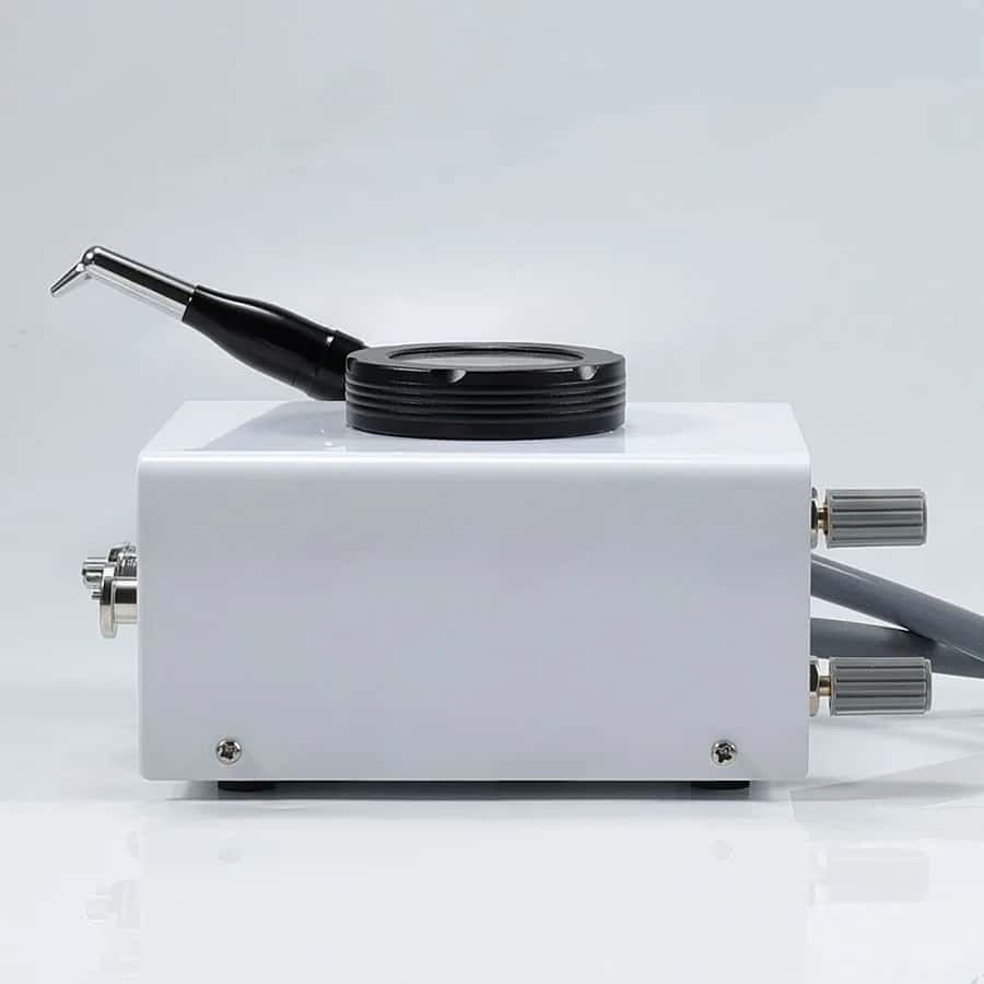 Dental Sandblaster Unit, Handheld Air Flow Teeth Polisher & Whitening Tool Sandblasting Gun for Plaque Removal and Oral Care