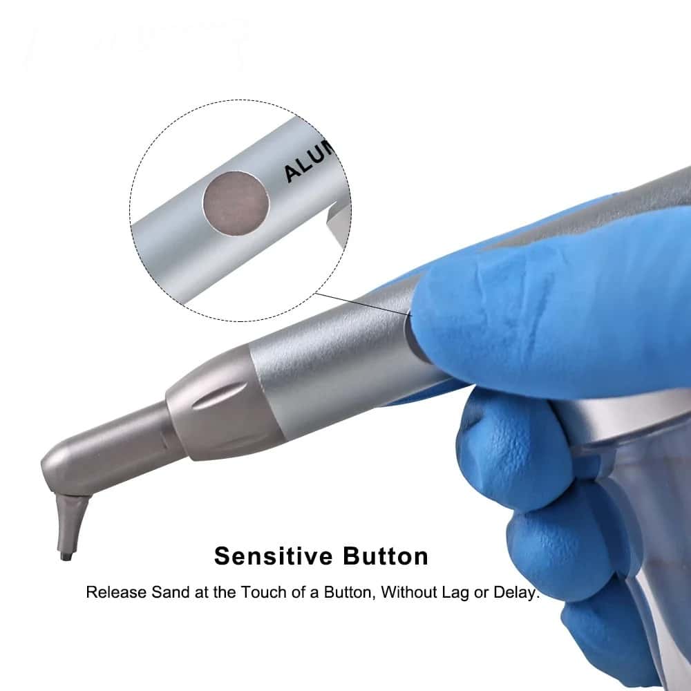 Dental Aluminum Oxide Micro Blaster with Water Spray Air Abrasion Interface Microetcher Sandblasting Alumina Gun Polisher Tools