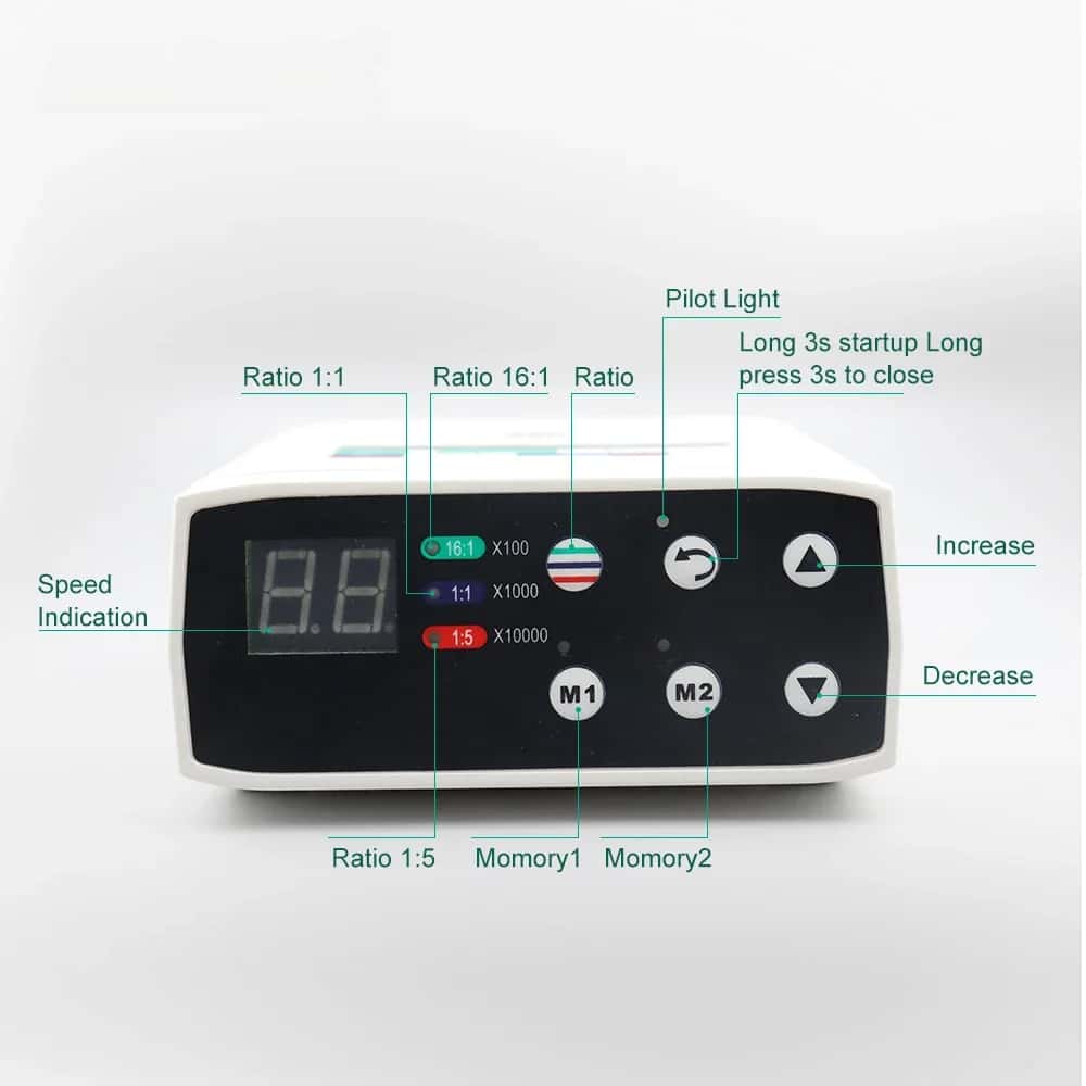 Dental Brushless LED Micro Motor Internal Spray Electric Motor 1:1 1:5 Contra Angle Low Speed Handpiece Dental Equipment