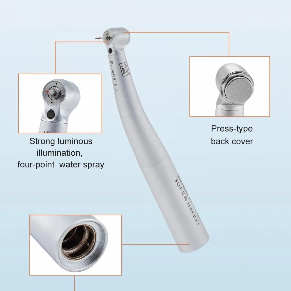 Dental MINI Head Fiber Optic High Speed Handpiece for Kid Air Turbine Handpiece 9000L For Kavo Coupling Dentistry Equipment Tool