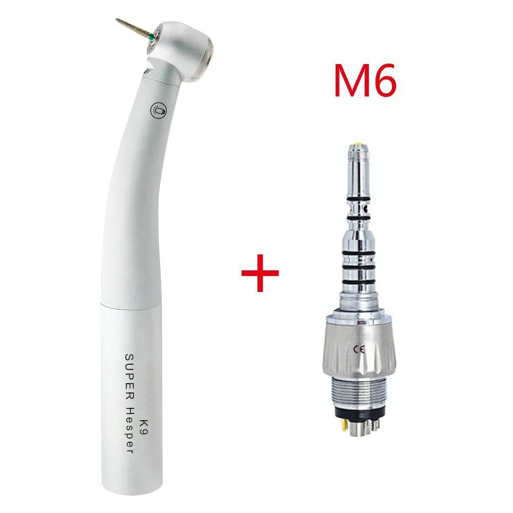 Hot Sale Dentist Fiber Optic LED High Speed Air Turbine Handpiece Compatible For KaVo Quick Coupling Super Powerful Tools 6 Hole
