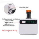 5W Wireless LED HeadLight With Rechargeable Two Batteries Adjustable Light For Dental Loupes Lab Medical MAgnifier Binocular