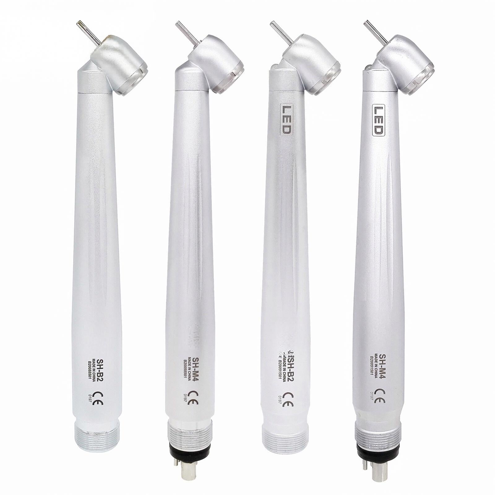 NSK Style Dental Surgical 45° Degree/ LED High Speed Handpiece Turbine 2/4 Holes