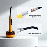 2 in 1 Dental Composite Resin Curing Light and Caries Detection LED Light Wide Spectrum Resin Curing Machine Wireless Tool
