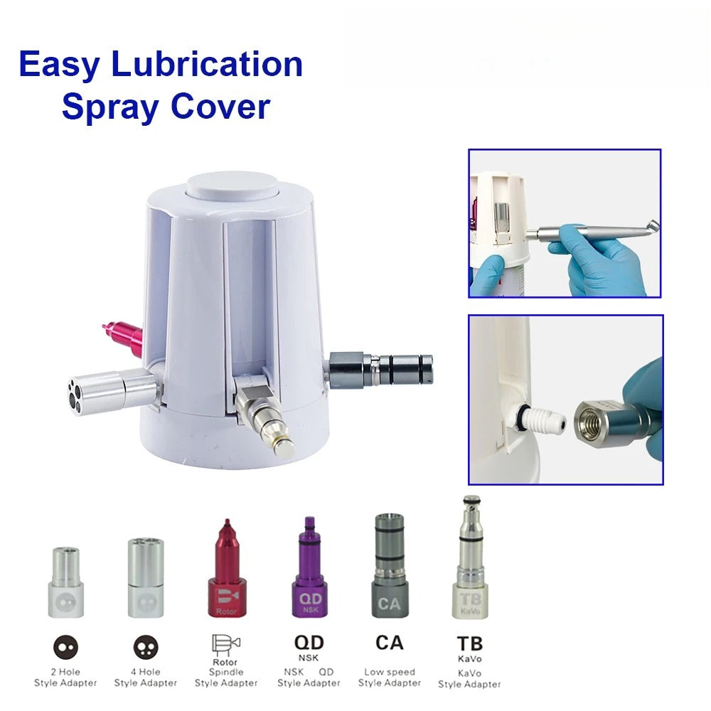 Dental Handpiece Lubrication Oil Machine Spray Cover Dental Handpiece Cleaning System Portable Maintenance Tools