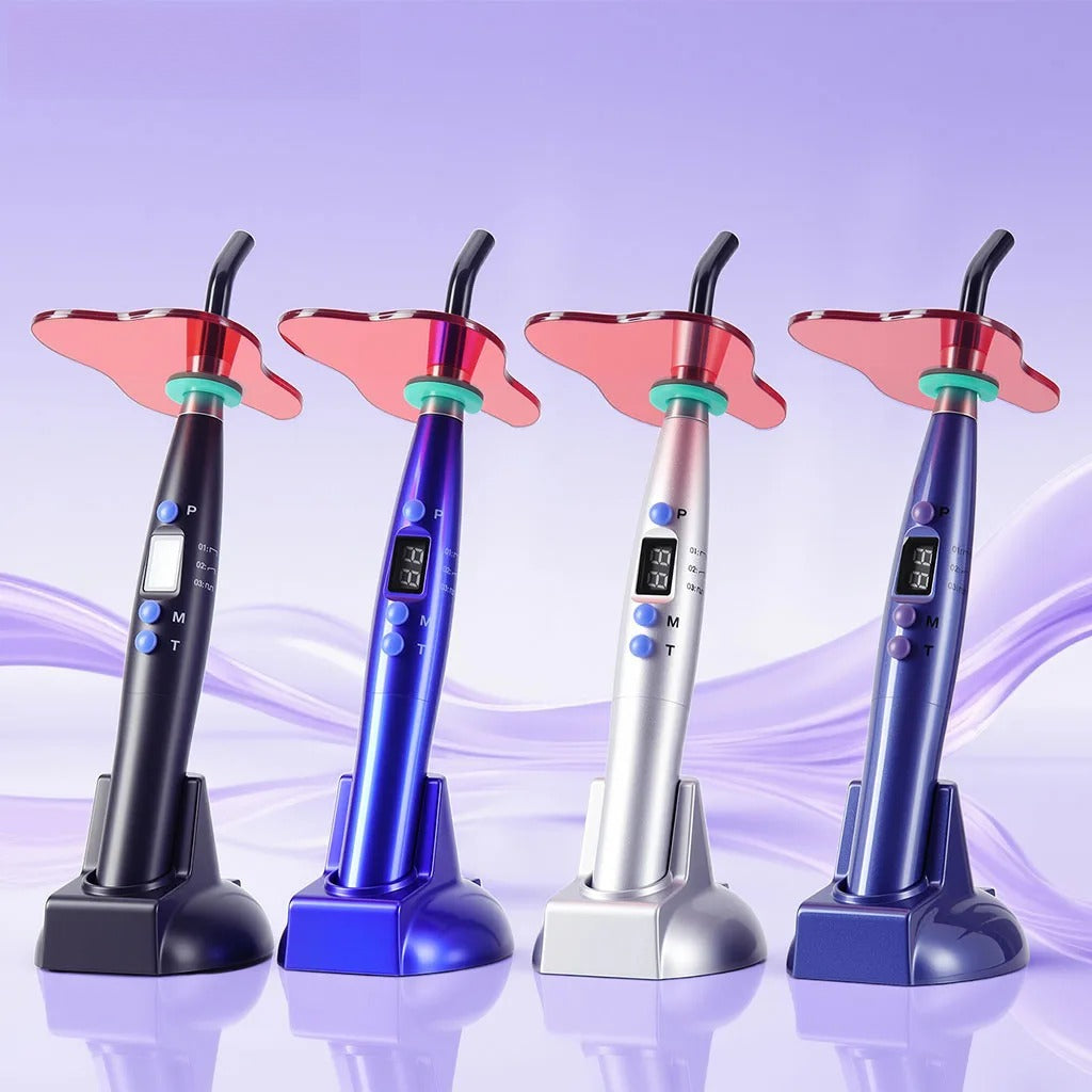 Dental LED Curing Light Wireless Blue Ray Curing Lamp 5W≥1200mw/c㎡ Wavelength 440-480nm Solidify Dentists Instrument
