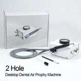 Dental Sandblaster Unit, Handheld Air Flow Teeth Polisher & Whitening Tool Sandblasting Gun for Plaque Removal and Oral Care