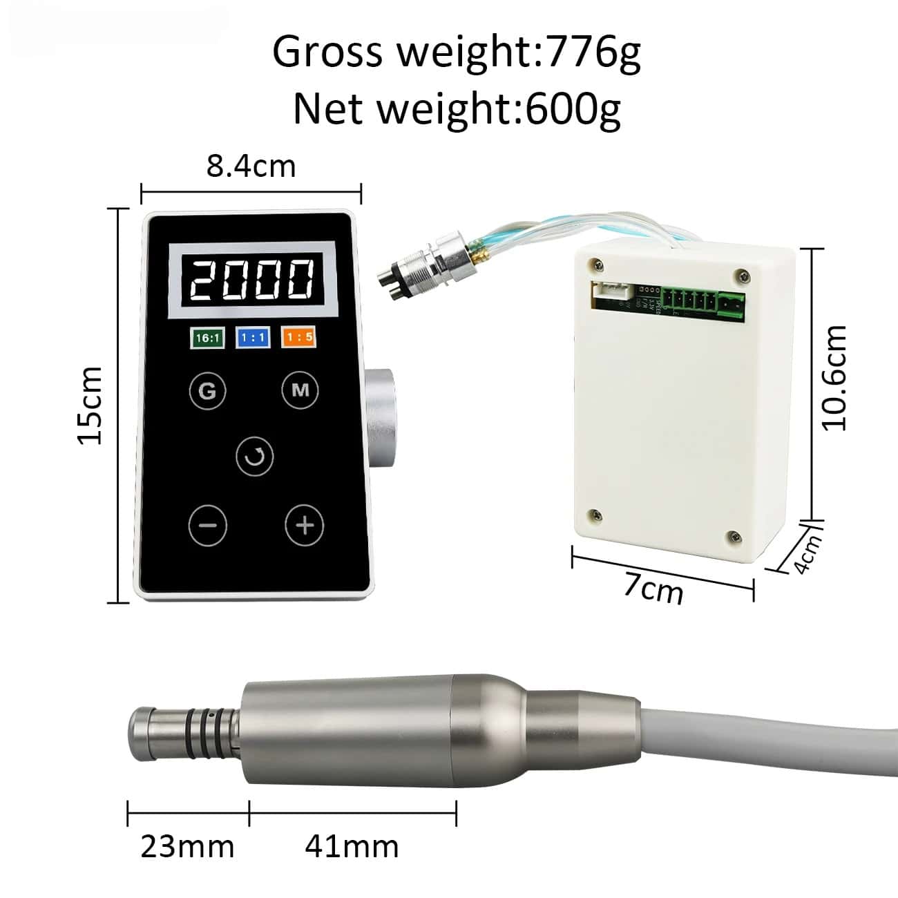 Dental Brushless LED Micromotor Dentist Equipment Built-in Electric Micro Motor Dentistry Professional Tool Accessories