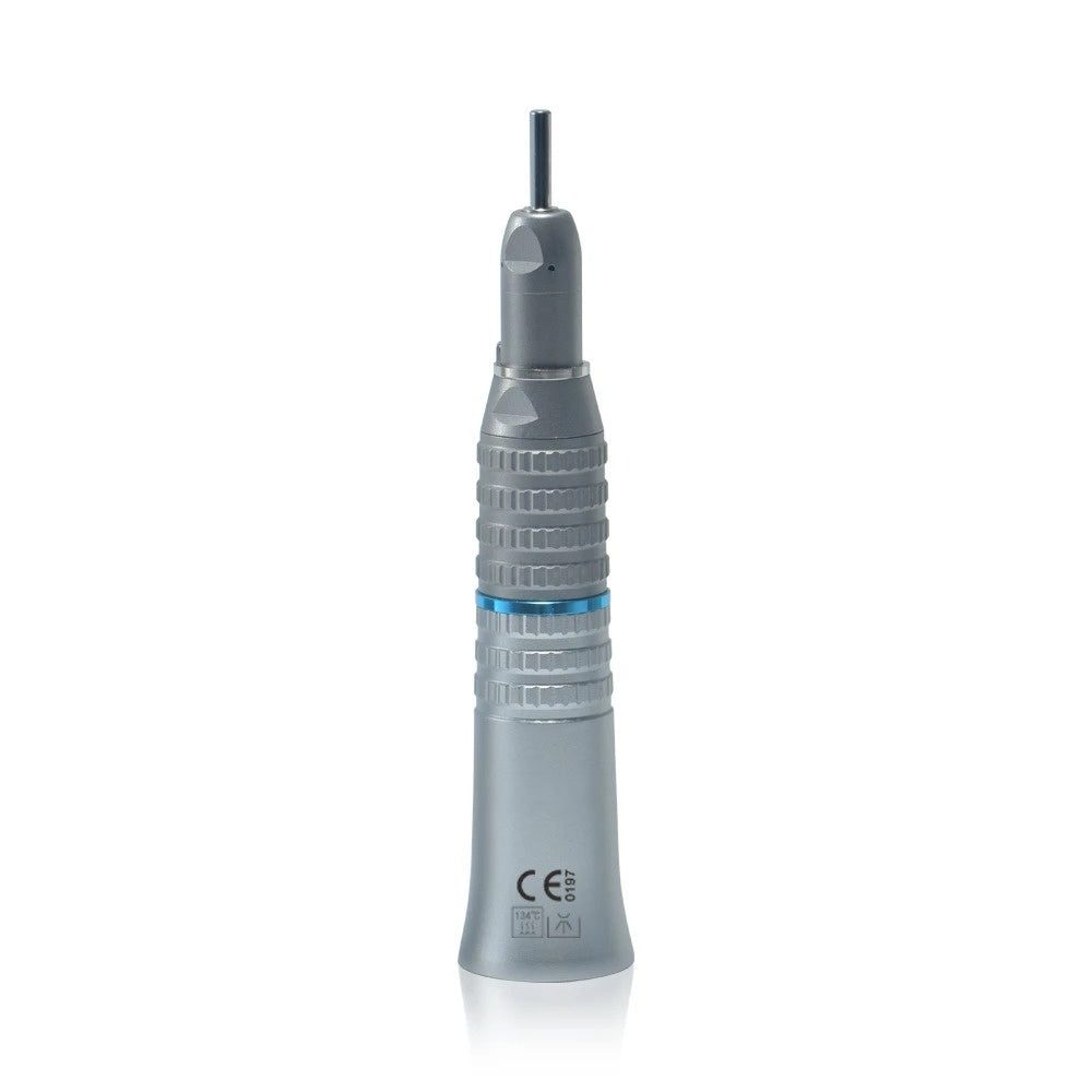Dental Low Speed Handpiece Contra Angle Straight 2/4 Hole Air Motor Key Type External Water Spray