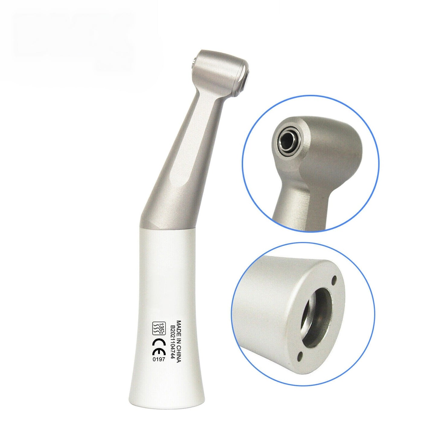 Dental Slow Low Speed Handpiece Straight Contra Angle Air Motor 4/2Holes