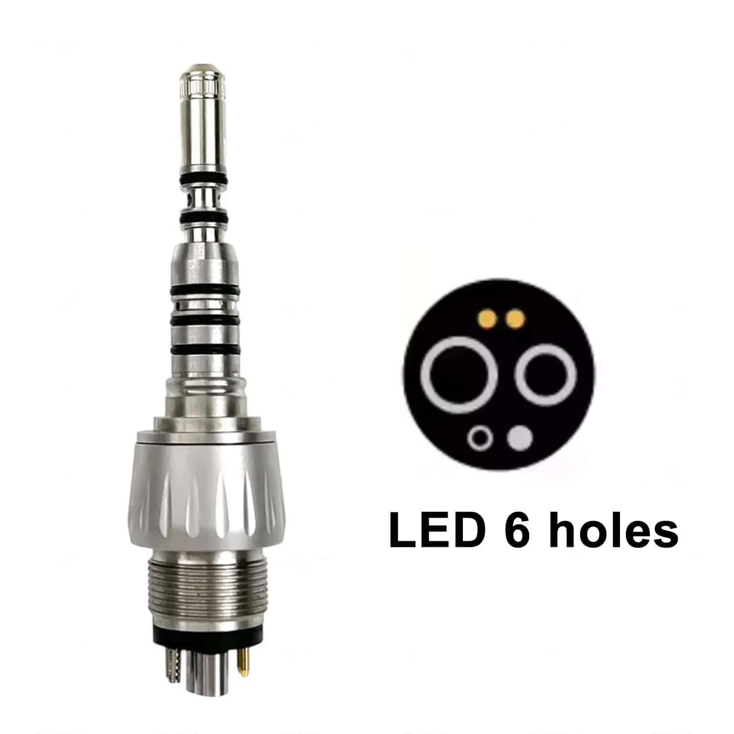 For KAVO Coupling Dental High Speed Optical Fiber Turbine rotation Pen Led Handpiece 45 Degree Standard Mini Torque Head