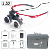 2.5x420mm Dental Loupes Dental Lab Medical Loupes Dental Magnifier Dentists Black