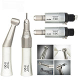 Dental Slow Low Speed Handpiece Straight Contra Angle Air Motor 4/2Holes