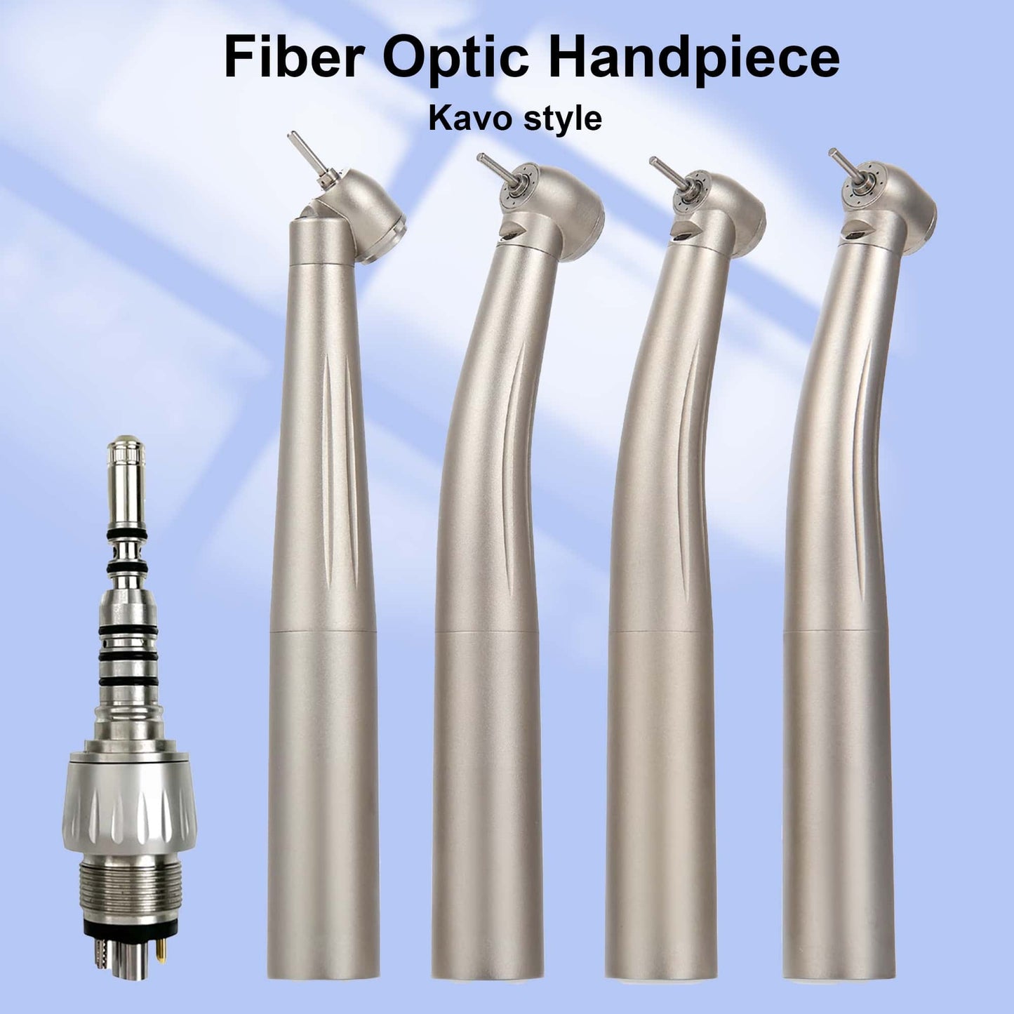 For KAVO Coupling Dental High Speed Optical Fiber Turbine rotation Pen Led Handpiece 45 Degree Standard Mini Torque Head