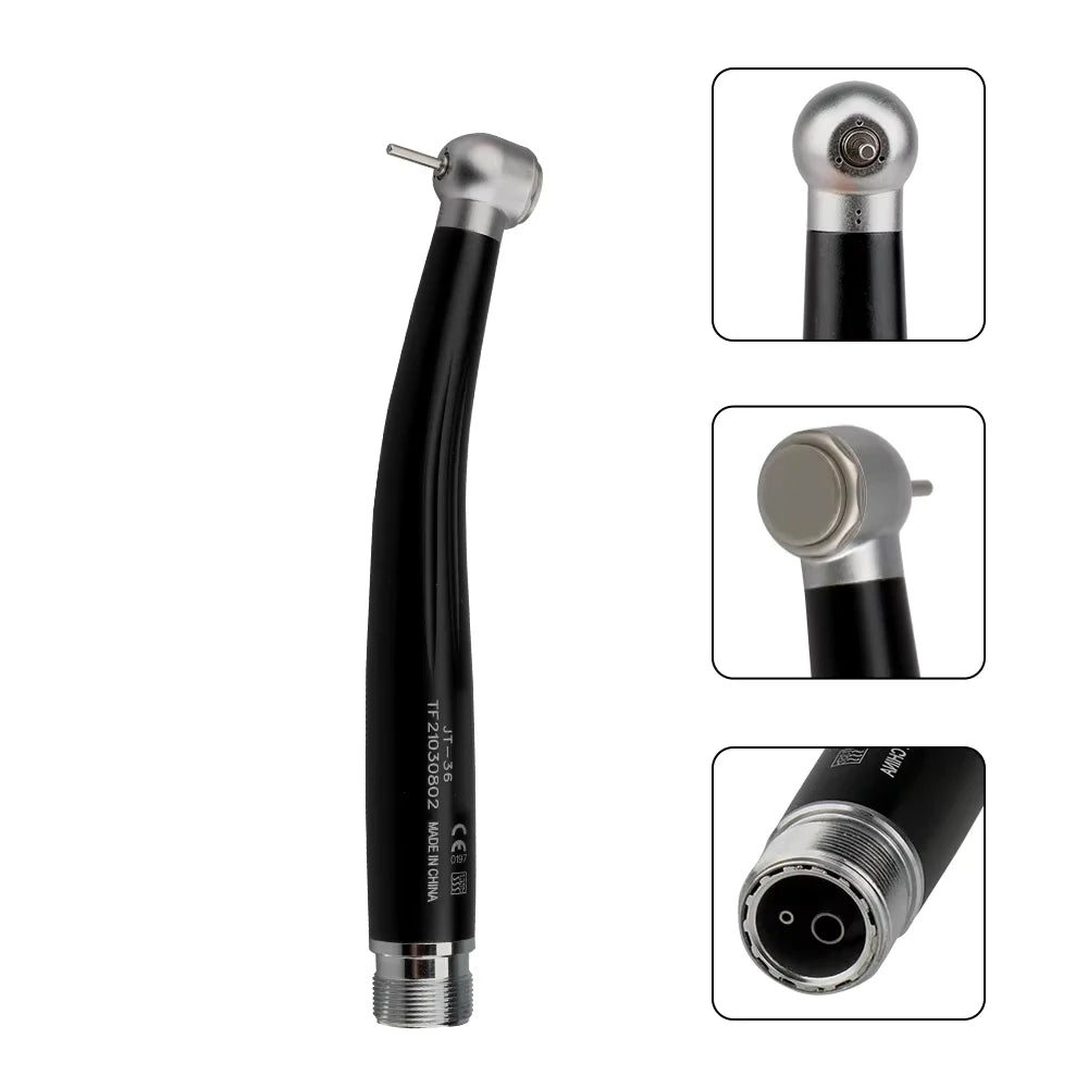 Dental Handpiece High Speed Push Button 1 Water Spray Light Ceramic Bearings Dentistry Tips Air Turbine High Rotation Pens