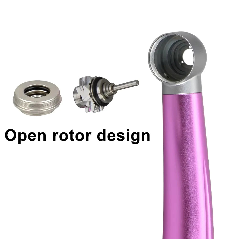 Dental Handpiece High Speed Push Button 1 Water Spray Light Ceramic Bearings Dentistry Tips Air Turbine High Rotation Pens