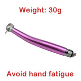Dental Handpiece High Speed Push Button 1 Water Spray Light Ceramic Bearings Dentistry Tips Air Turbine High Rotation Pens
