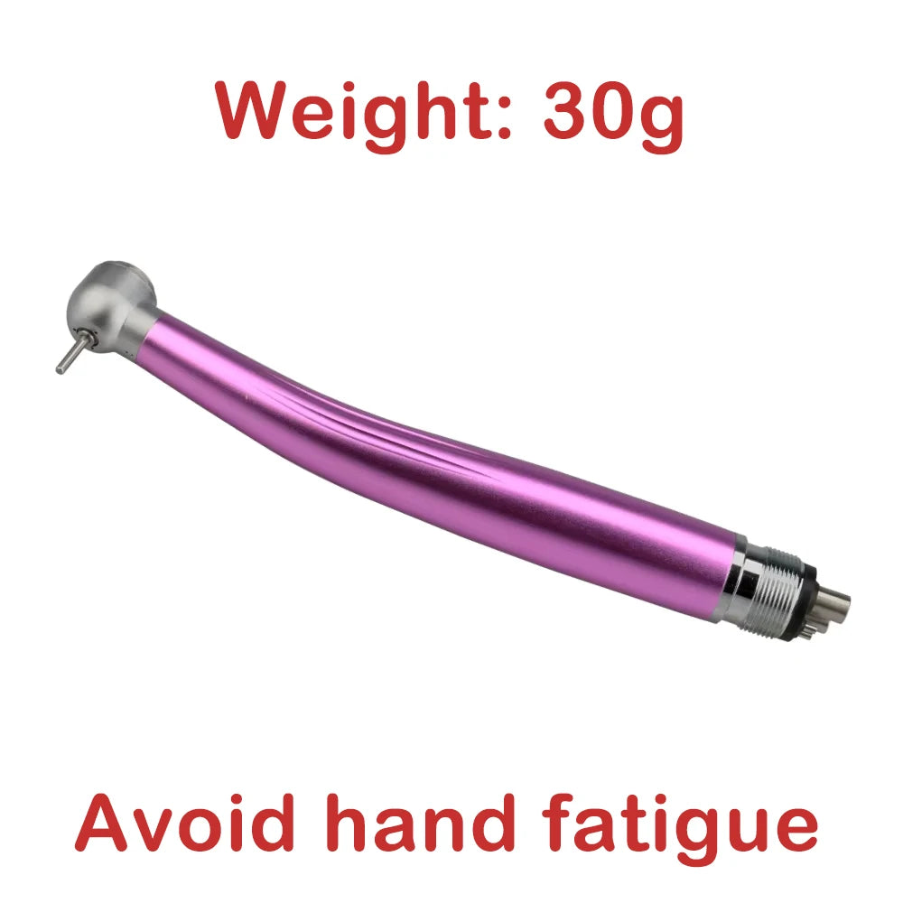 Dental Handpiece High Speed Push Button 1 Water Spray Light Ceramic Bearings Dentistry Tips Air Turbine High Rotation Pens
