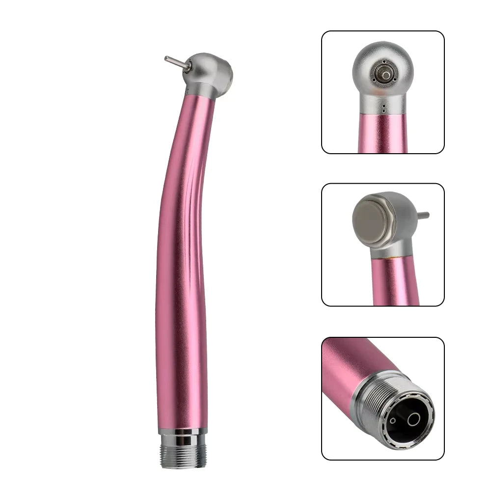 Dental Handpiece High Speed Push Button 1 Water Spray Light Ceramic Bearings Dentistry Tips Air Turbine High Rotation Pens