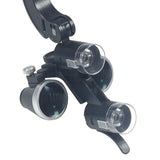 Binocular Dental Loupe Magnification 2.5X 3.5X Single Battery with LED Light Surgical Headlight for Dentist Medical Lamp
