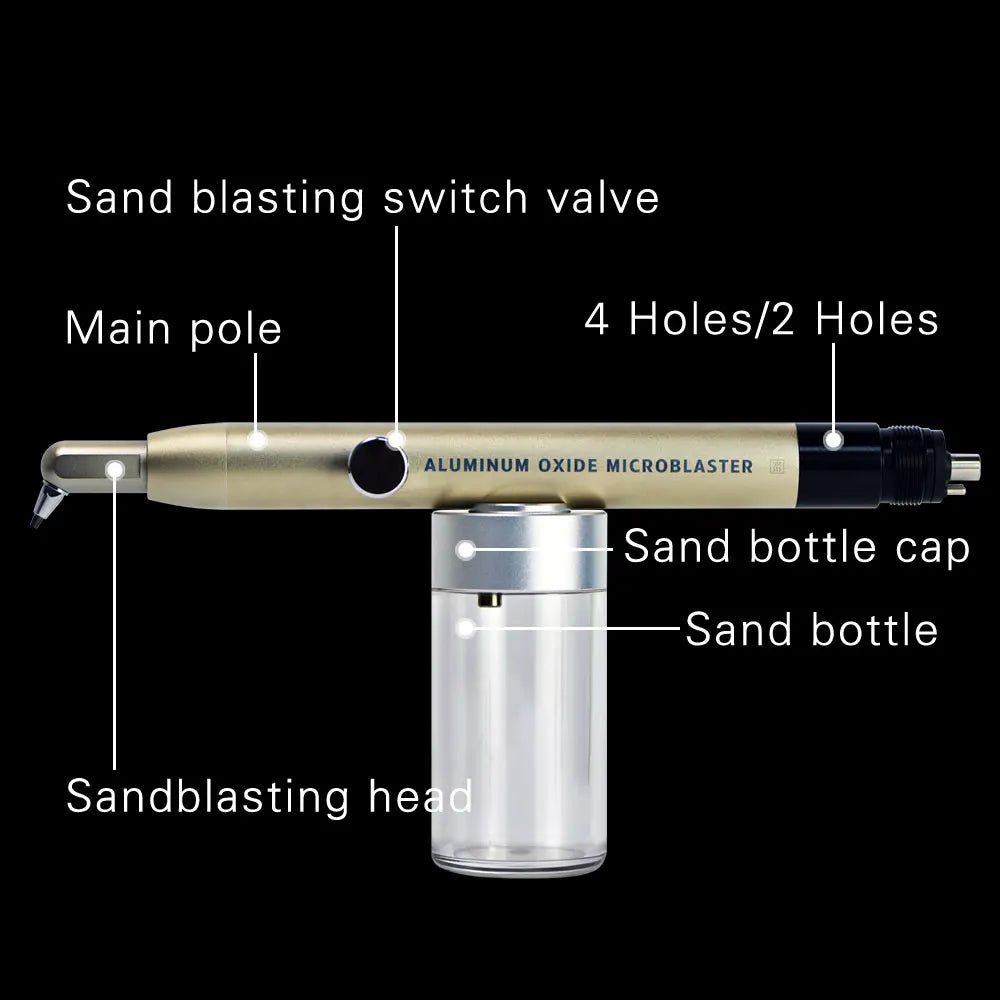 Dental Aluminum Oxide Micro Blaster Lab Abrasion Polisher Microetcher Sandblasting Air Abrasion Polisher Teeth Whitening Tools