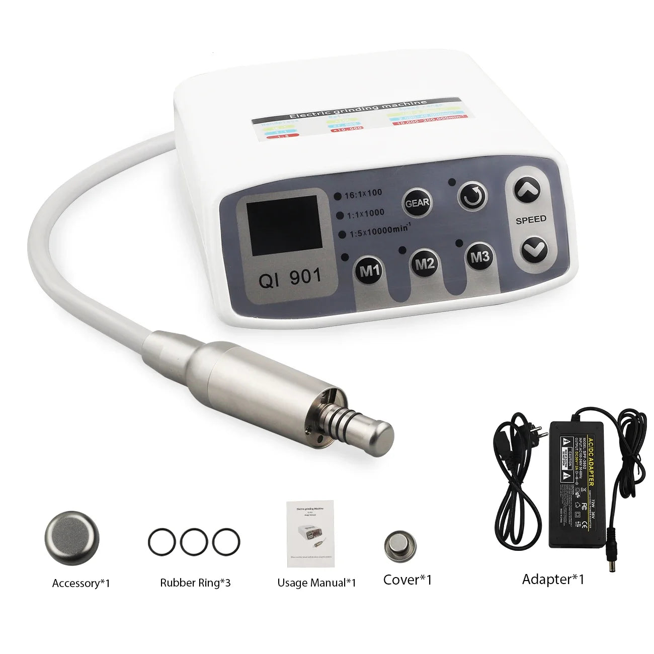 Dental Clinical Brushless LED Micro Motor Can Work With 1:5 1:1 16:1 Contra Angle Dentist Low Speed Handpiece Grading Machine