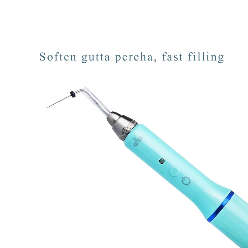 Dental Cordless Wireless Gutta Percha Obturation System Endo Heated Pen 2Tips Wireless for Root Canal Filling Obturation filling