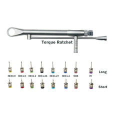 Dental Implant Torque Wrench Screwdriver Prosthetic Kit Dental Instrument Autoclavable
