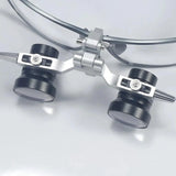 Dental Loupes, Adjustable Focal Length Loupes, Optical Glass Loupes, Metal Frame, Field Of View, Multiple Scenes