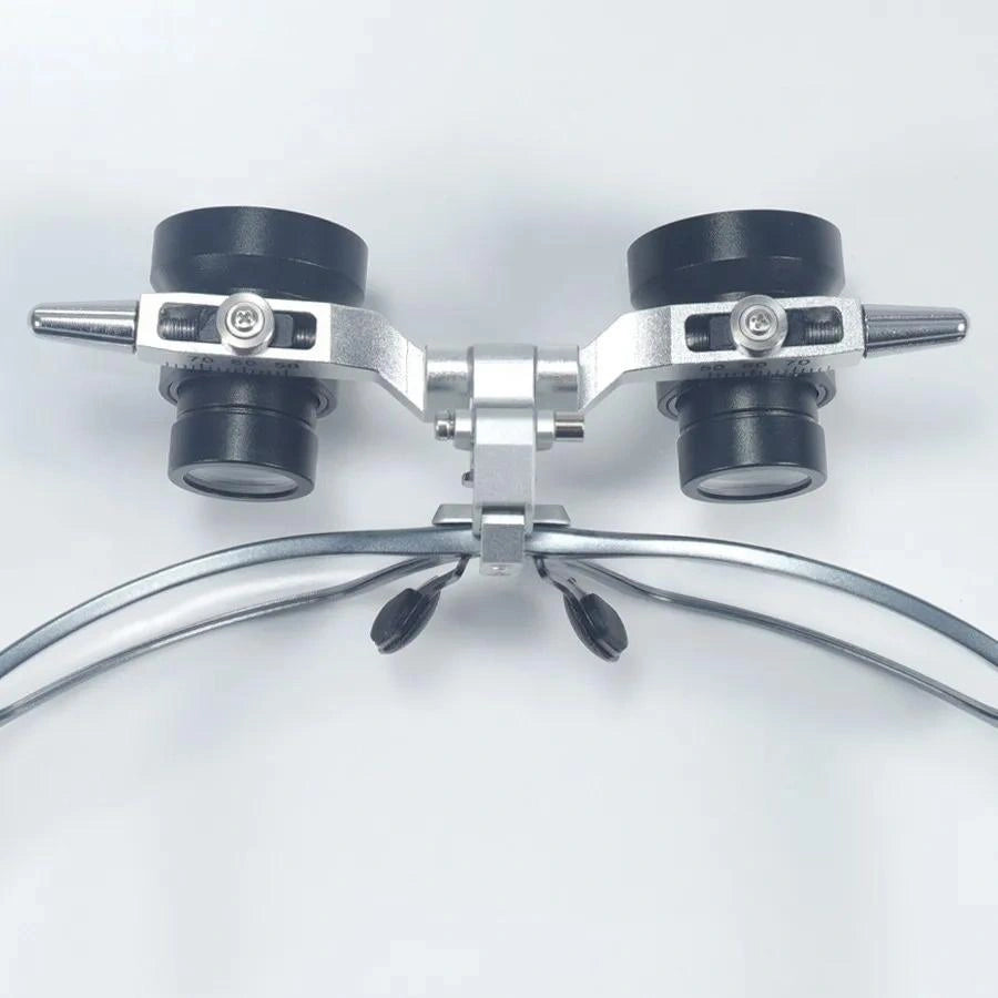 Dental Loupes, Adjustable Focal Length Loupes, Optical Glass Loupes, Metal Frame, Field Of View, Multiple Scenes