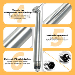EXP 45 Degree Angle LED Self-illuminating Dental High Speed Handpiece 24 Hole Dental Equipment Product Dentist Tool Drill