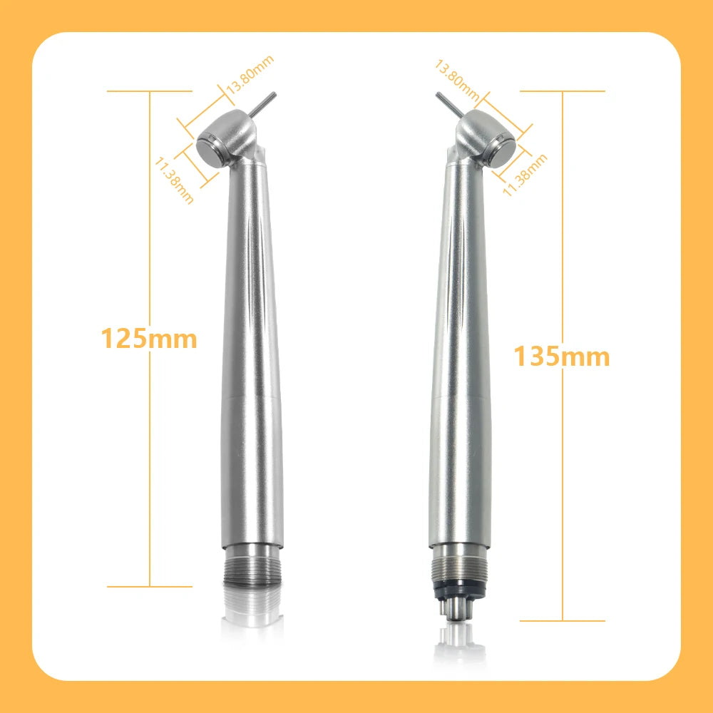 EXP 45 Degree Angle LED Self-illuminating Dental High Speed Handpiece 24 Hole Dental Equipment Product Dentist Tool Drill