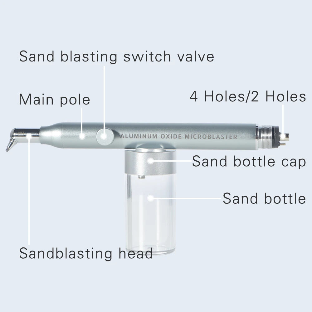 EXP Dental Aluminum Oxide Micro Blaster with Water Spray Microetcher Alumina Sandblasting Gun Air Polisher Dentistry Tools